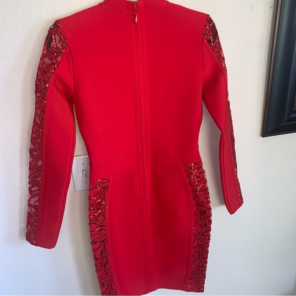 NWOT Venus Sequin Detail Midi Dress - Picture 6 of 15